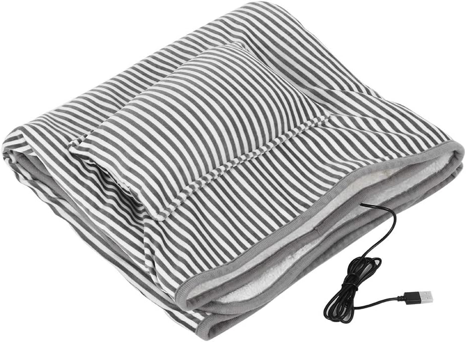 MINGZHE Heating Throw Blanket USB Dark Gray
