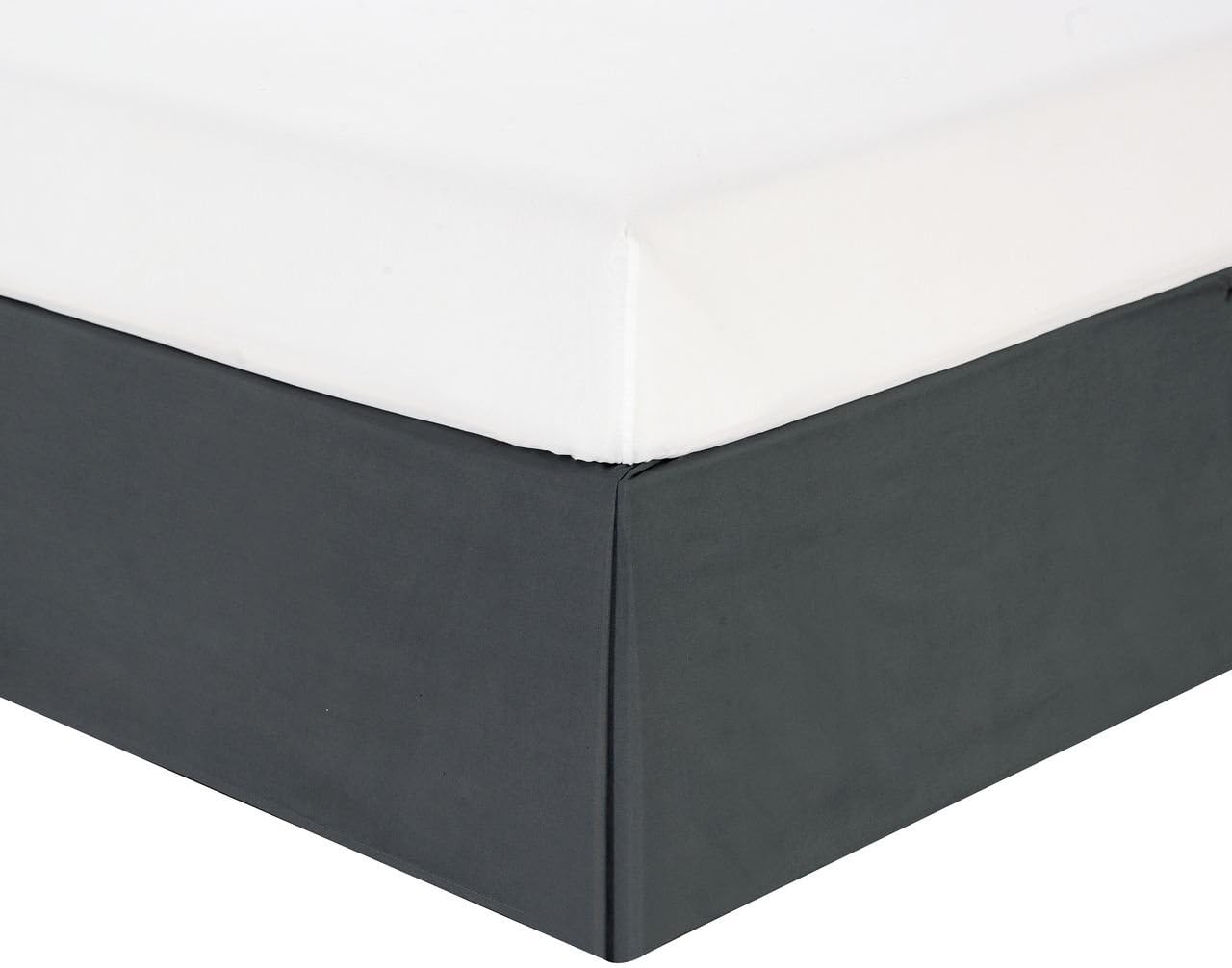 KingLinen Queen Wrinkle Resistant Drop Pleated Microfiber Bed Skirt