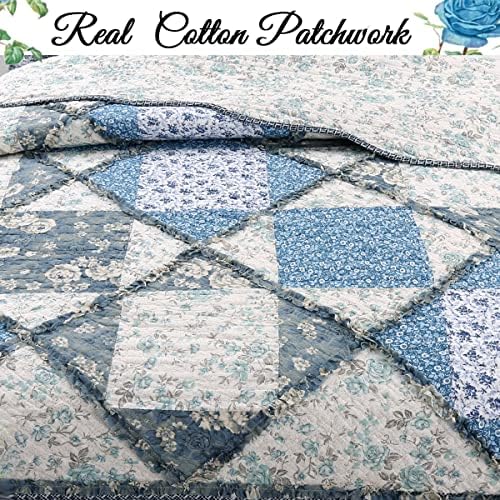 Cozy Line Home Fashions Reversible Cotton Quilt Bedding Set