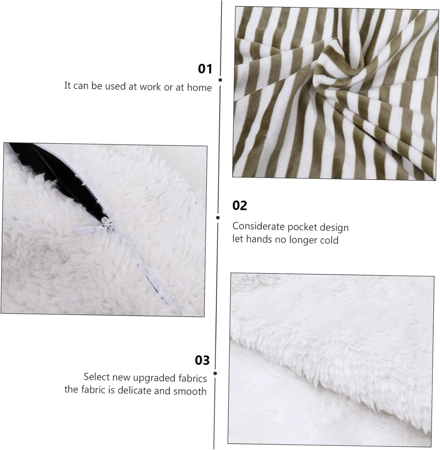 MERRYHAPY Twin Size Electric Blanket with USB Cable 1