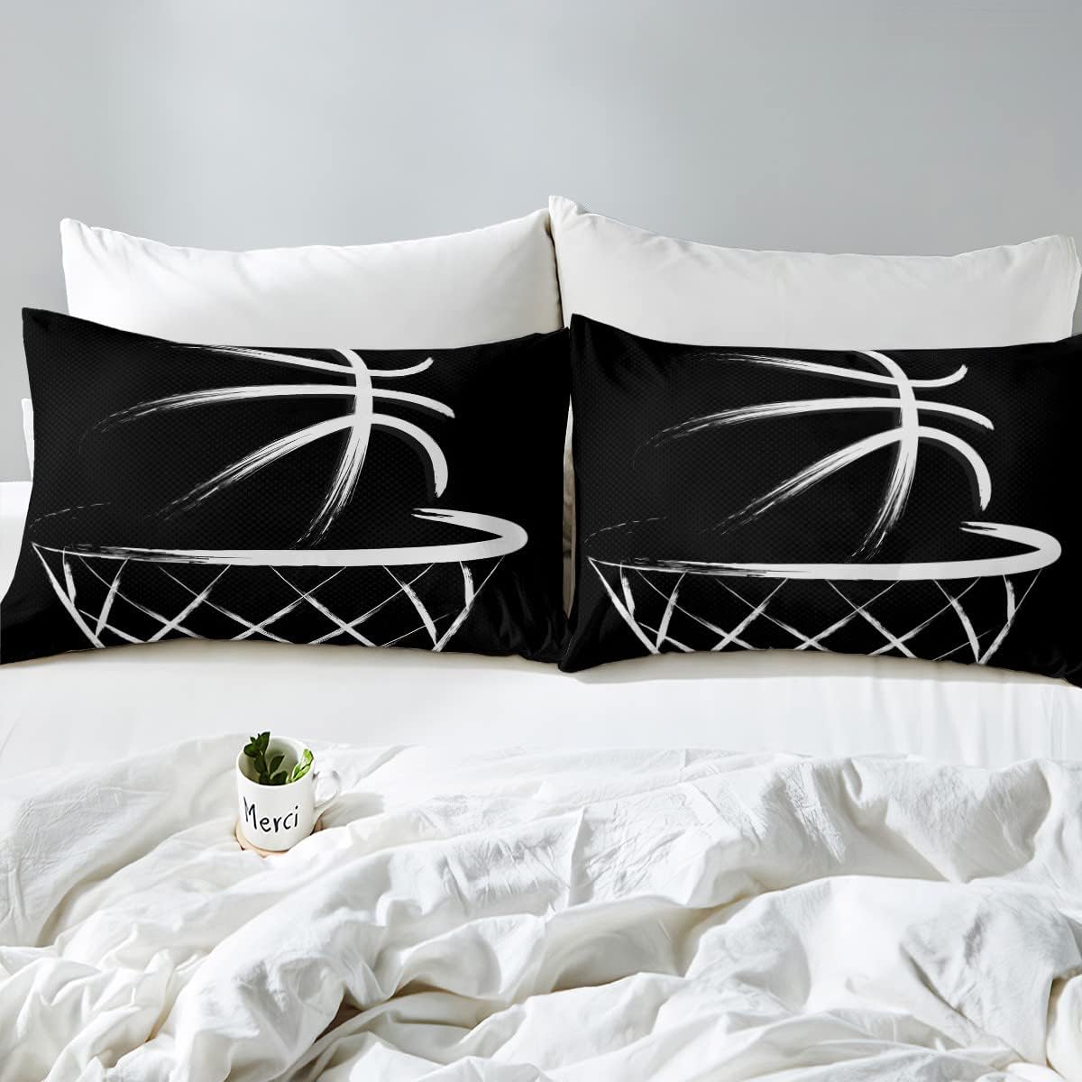 Erosebridal Basketball Hoop Sheet Set for Kids 1