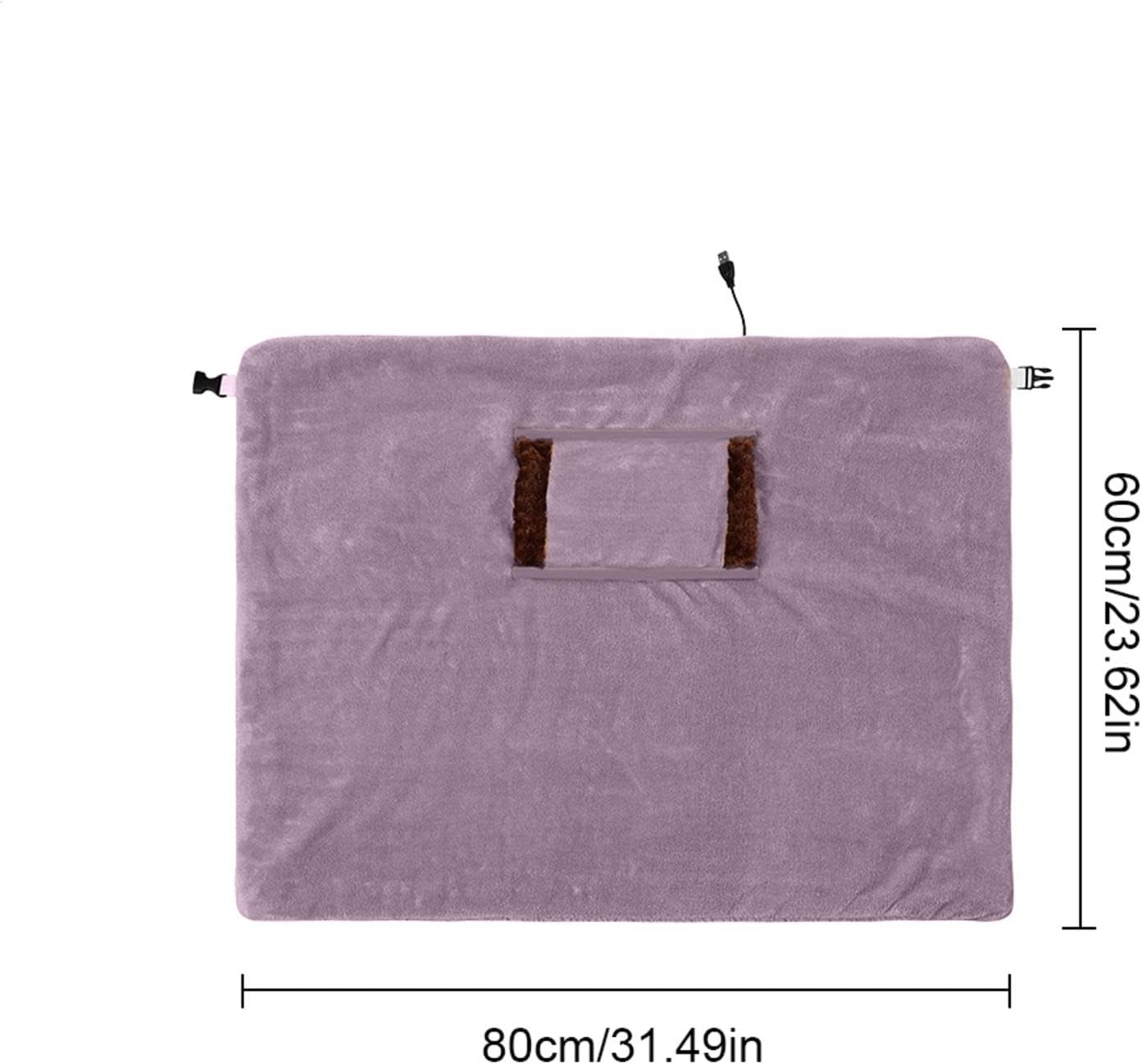 Libaroud Heated Throw Blanket with USB Rechargeable