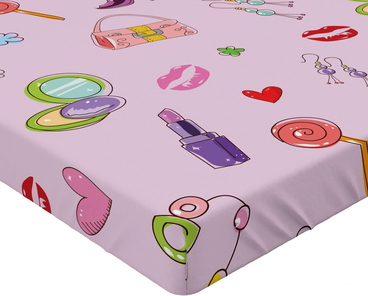 Ambesonne Cartoon Sheet Set Multicolor