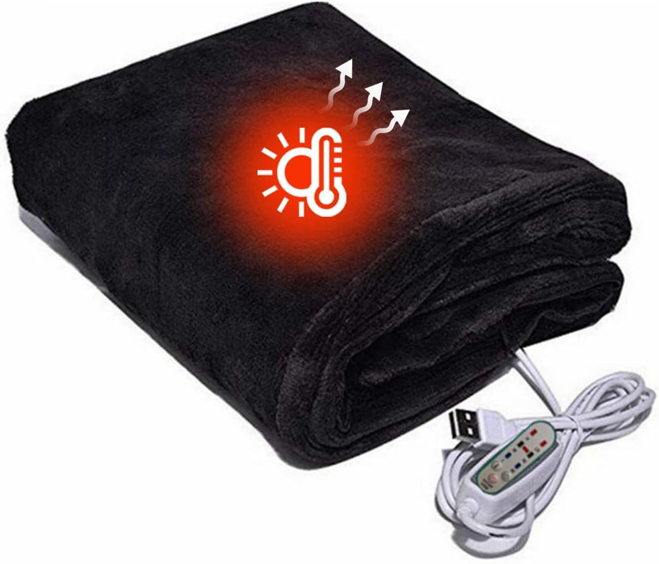 CENRF Heated Throw Blanket with 3 Temperature Settings
