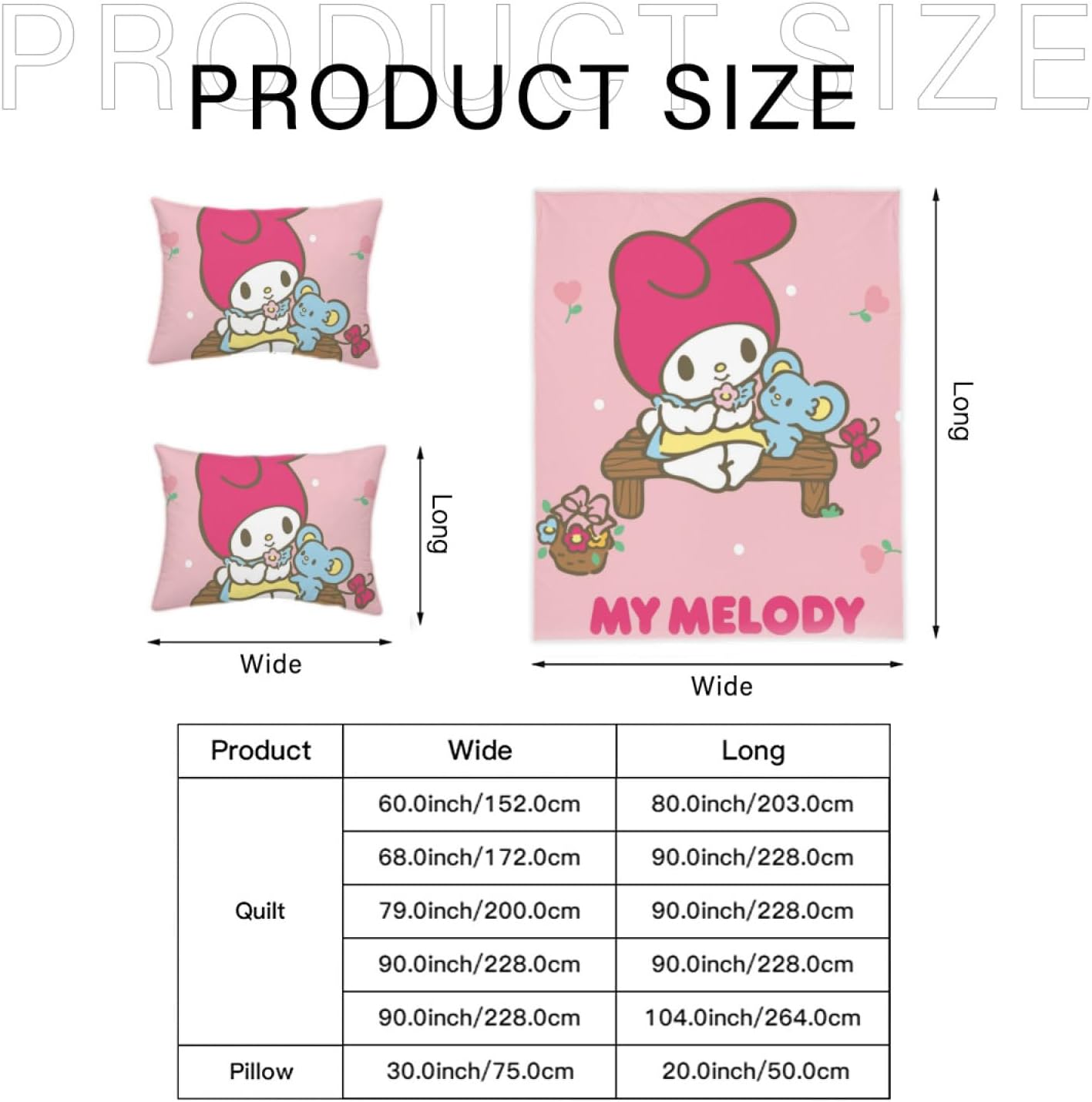 DIEZ Cute Bunny Comforter Set for Kids Queen Size