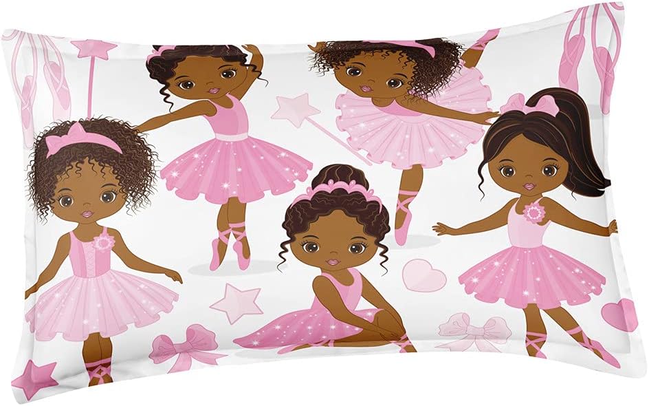 SIRDO Queen Comforter Set for Girls with Ballet Dancer Design