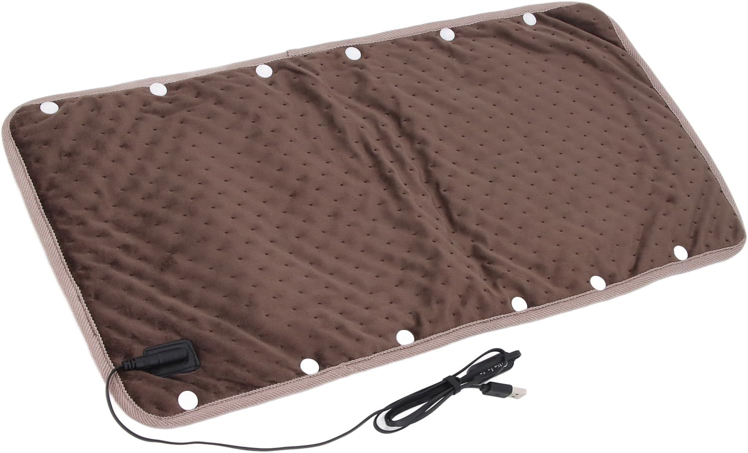 HURRISE USB Heated Blanket with 3 Temperature Settings