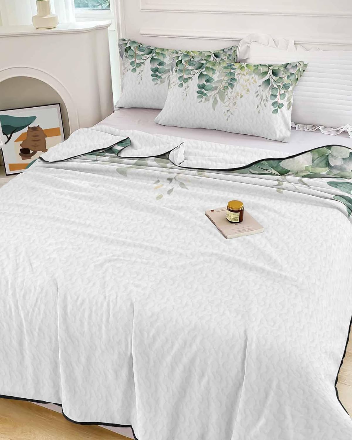 LEOKOTI Twin XL Quilt Set with 2 Pillow Shams 1