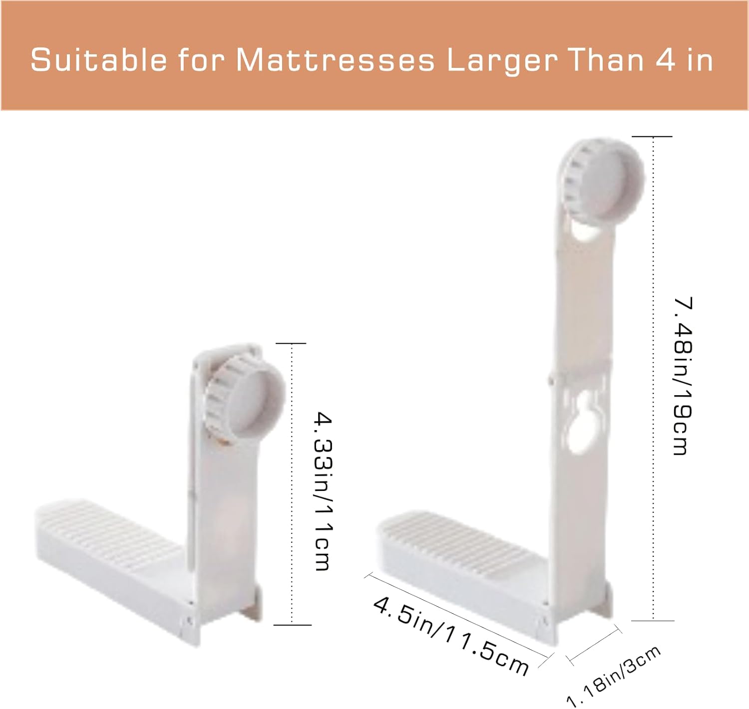 6pcs Bed Sheet Holder with 2 in 1 Sheet Locks