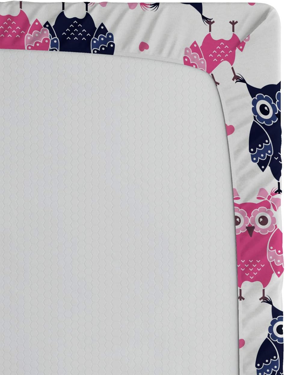 Ambesonne Owl Fitted Sheet California King