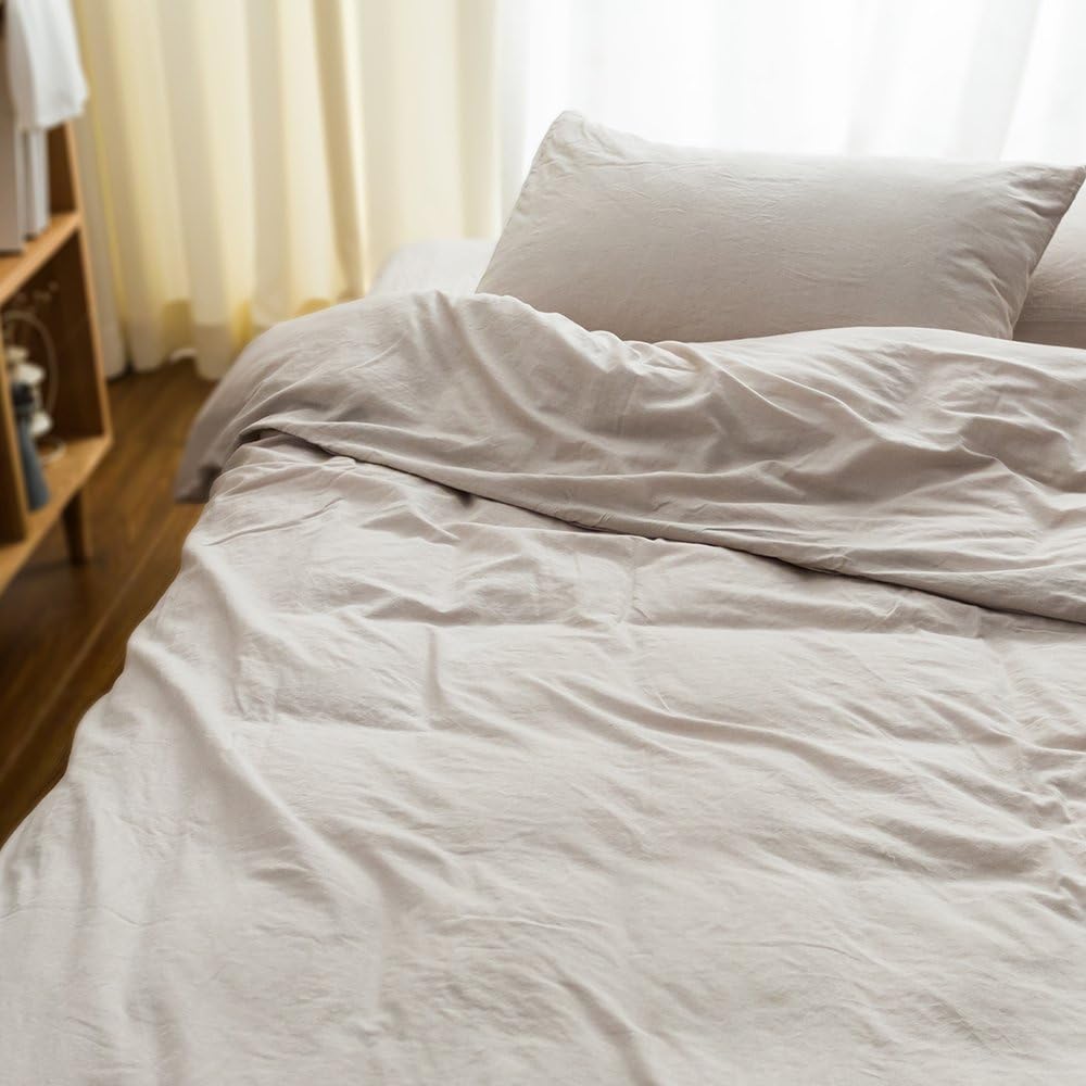 MKXI Cotton Duvet Cover Set Twin Size