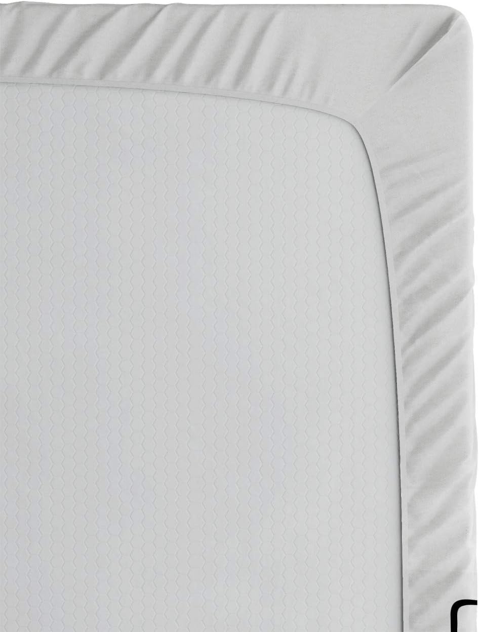 Ambesonne YOLO Fitted Sheet Sea Green White