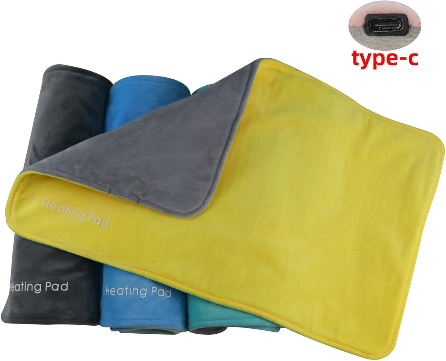Soft Plush Heated Throw Blanket with USB Power