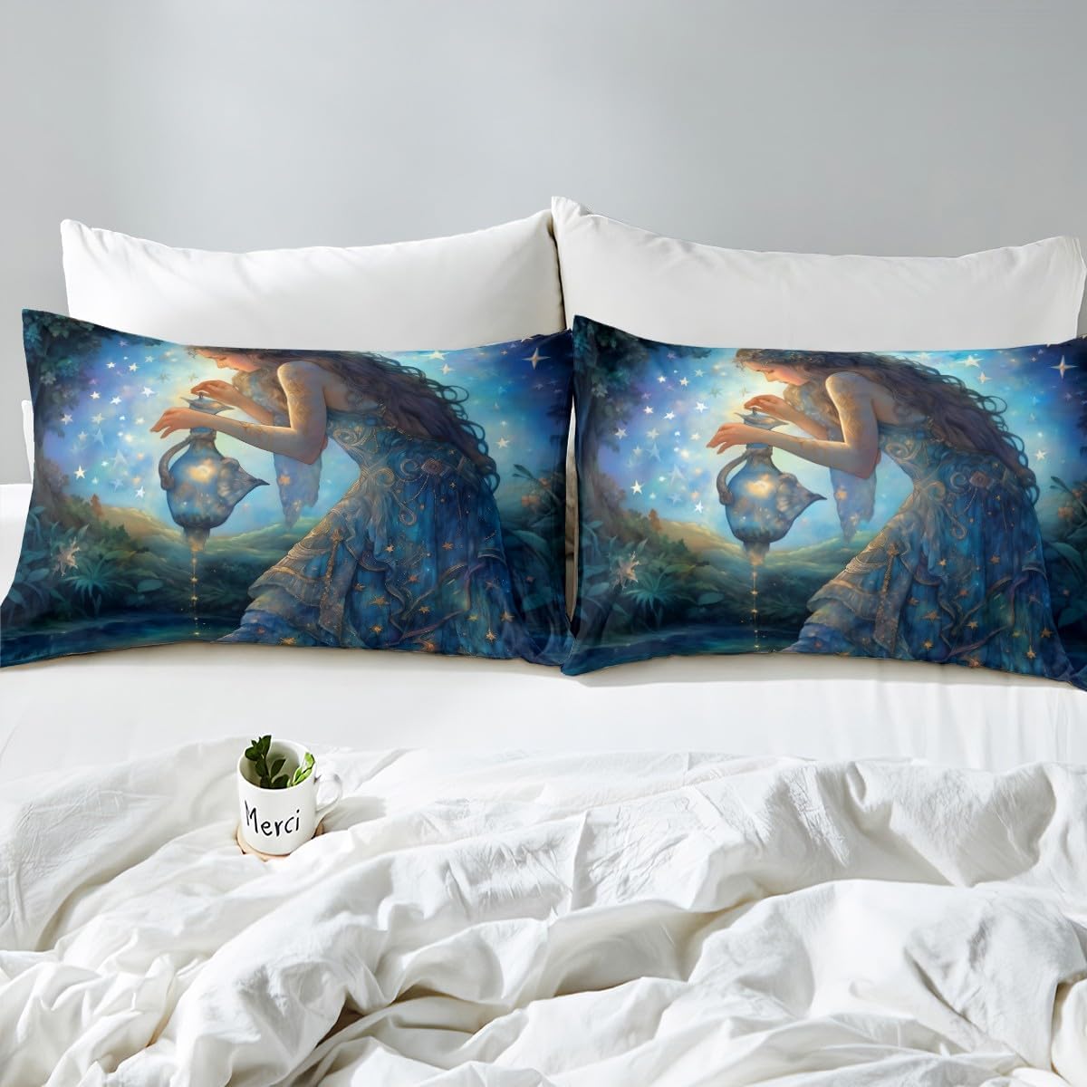 Erosebridal Starry Sky Sheet Set Full Size 4 Pcs