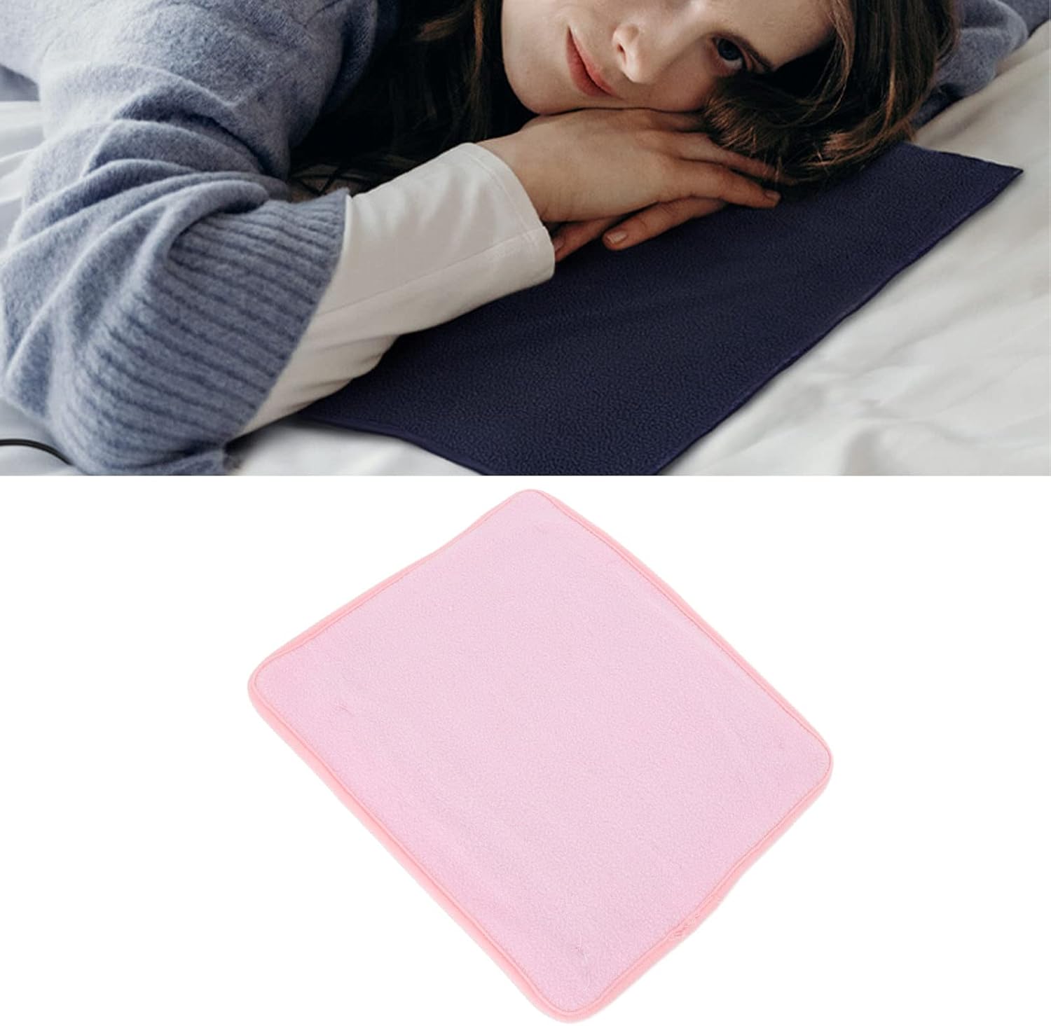 WOOXGEHM Heated Electric Blanket with Shoulder Neck Leg Waist Heating and USB Control