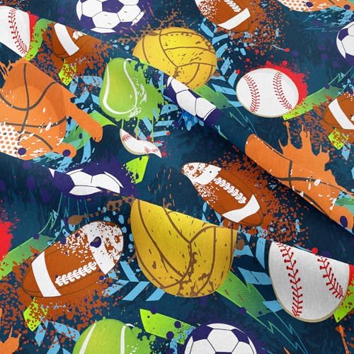 MWMWMW Boys Queen Bedding Set 5 Pcs Sports Bed in a Bag
