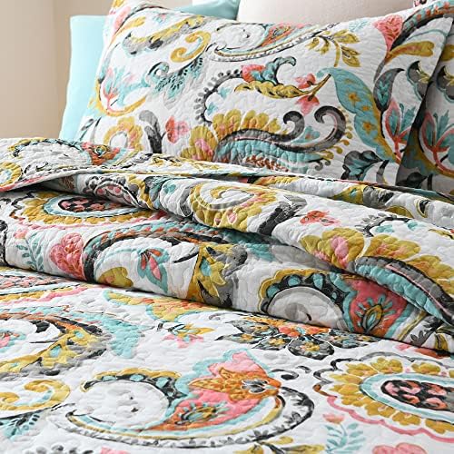 VISIMISI Cotton Reversible Quilt Set King Size