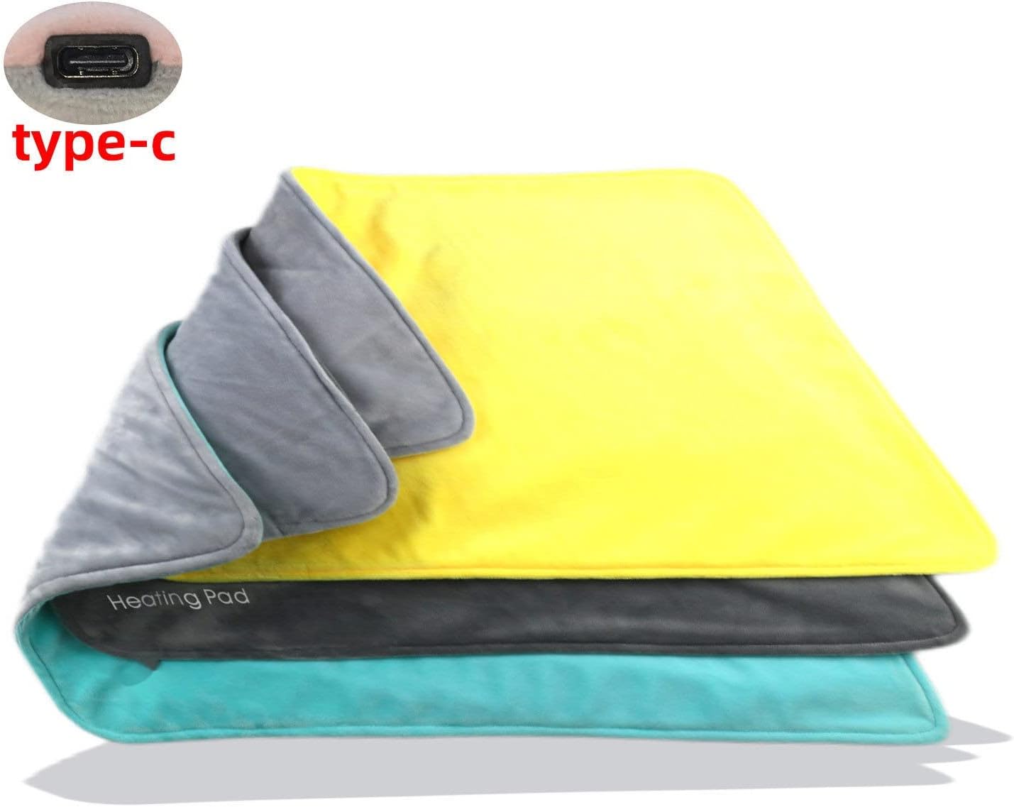 Soft Plush Heated Throw Blanket with USB Power