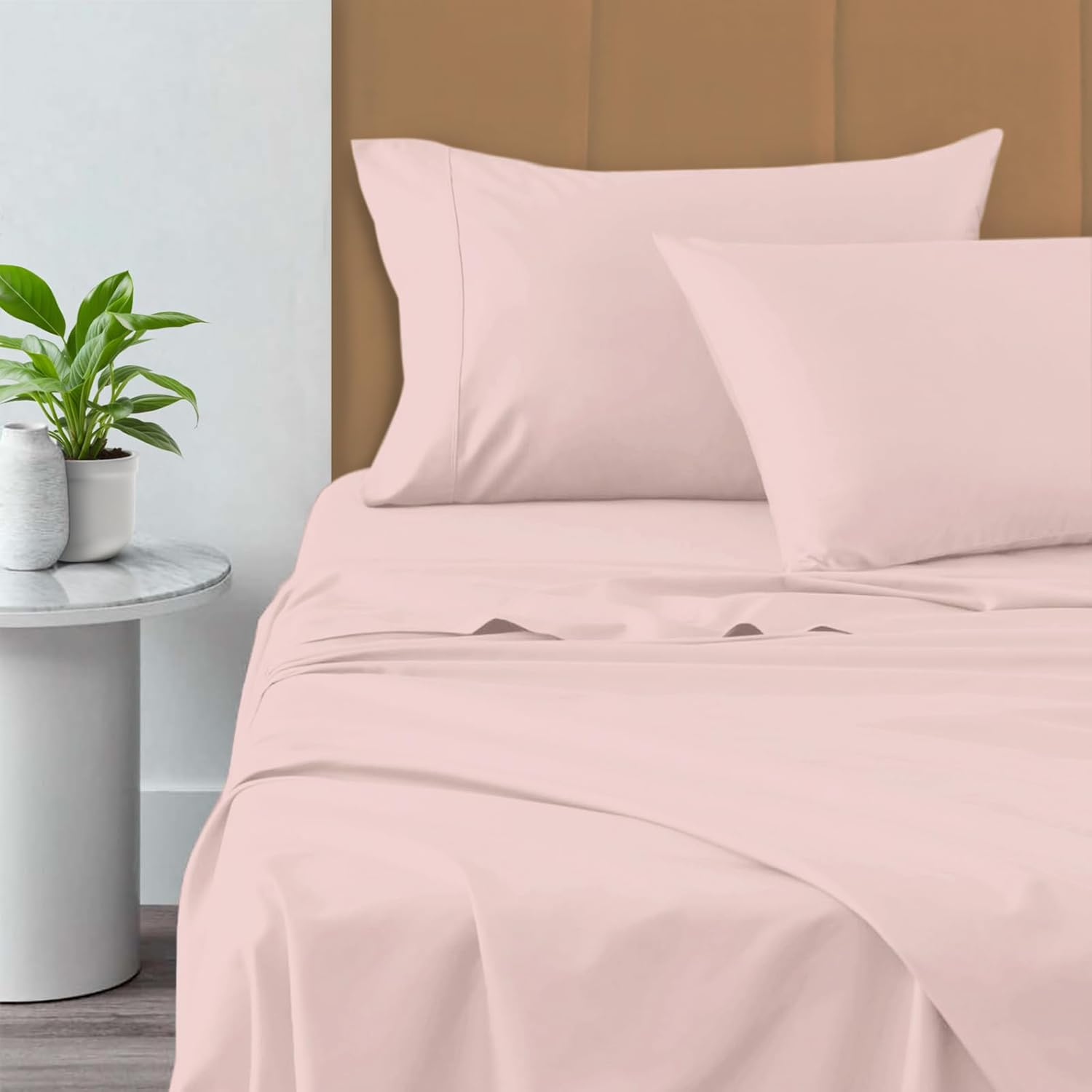 Pizuna Pure 100 Cotton Queen Sheets with Deep Pocket