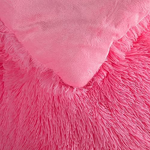 Chovy Faux Fur Plush Comforter Set Twin Full