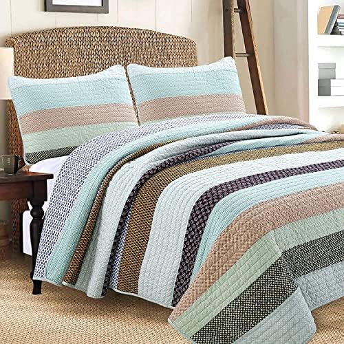 Cozy Line 100 Cotton Reversible Quilt Set