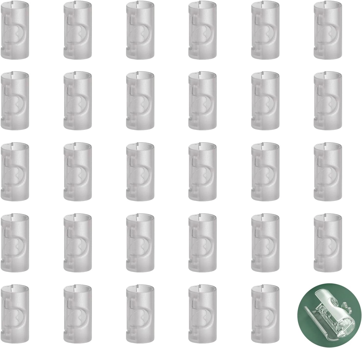 30Pcs Bed Sheet Grippers with Two-Position Adjustment