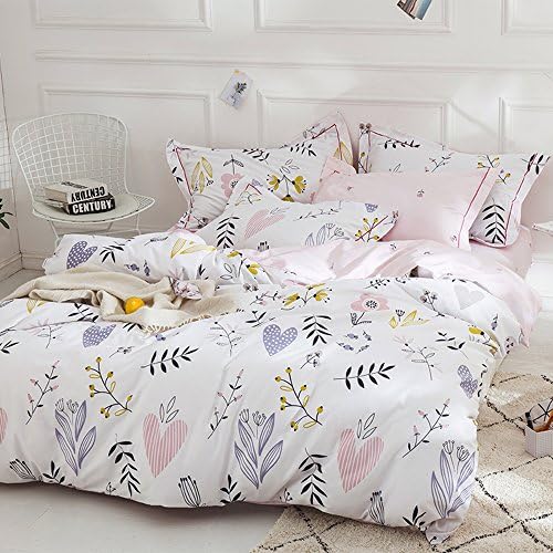 OTOB Soft Pink Floral Duvet Cover Set