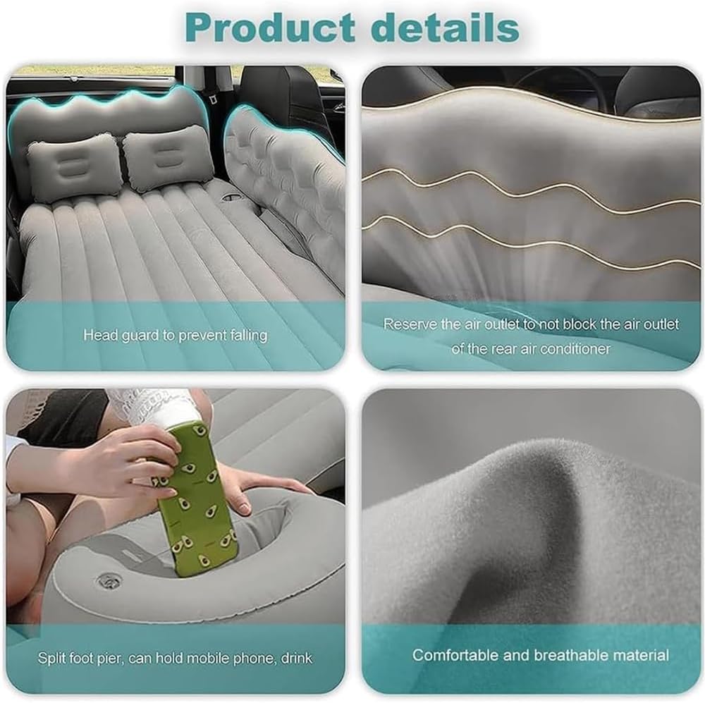 Car Inflatable Mattress for Citroen DS3 Crossback 2019-2024 Portable