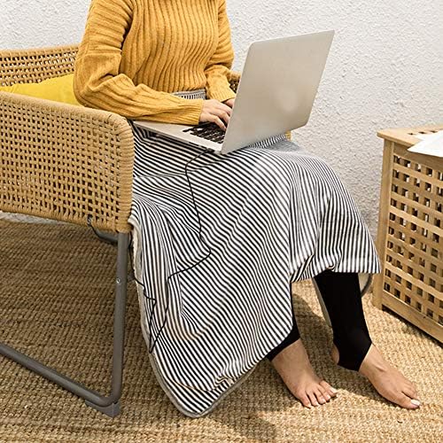MINGZHE Heating Throw Blanket USB Dark Gray