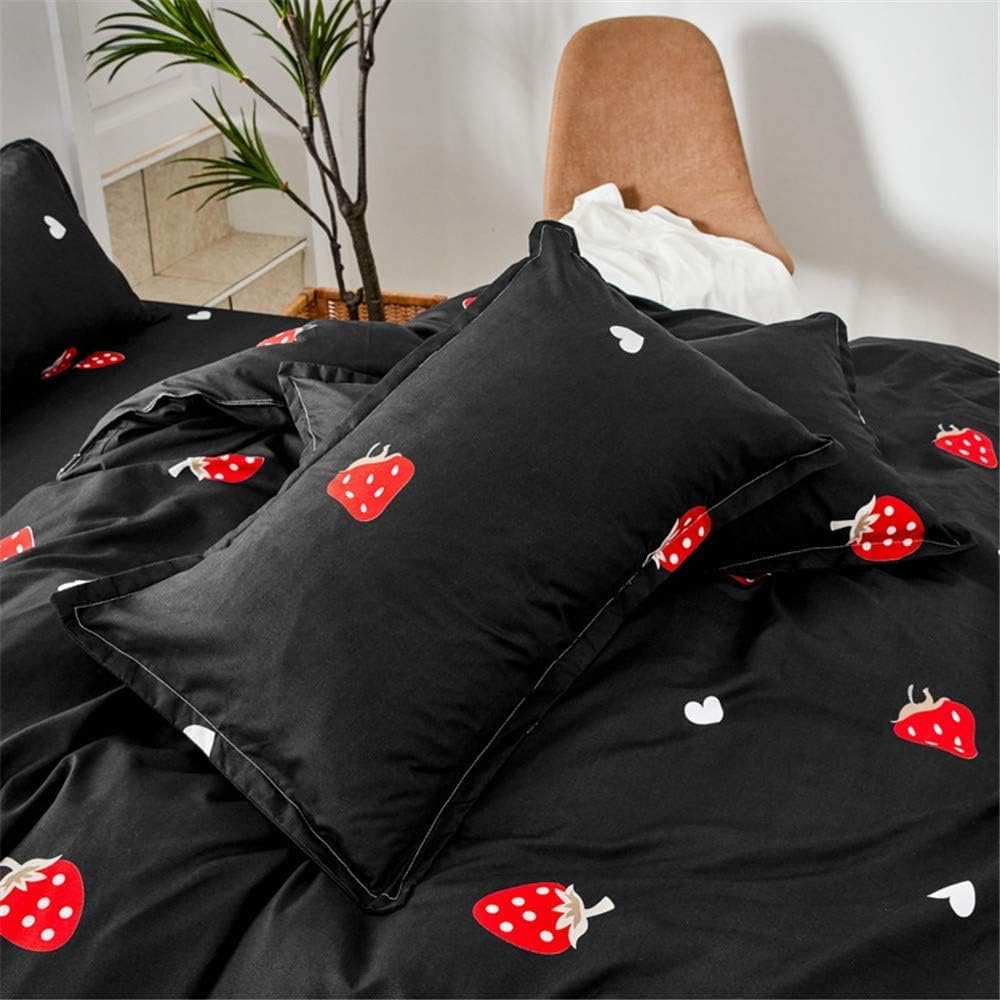 Erosebridal Strawberry Duvet Cover Set Queen Size