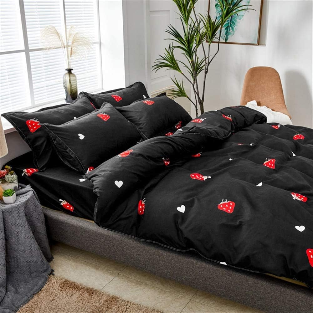 Erosebridal Strawberry Duvet Cover Set Queen Size