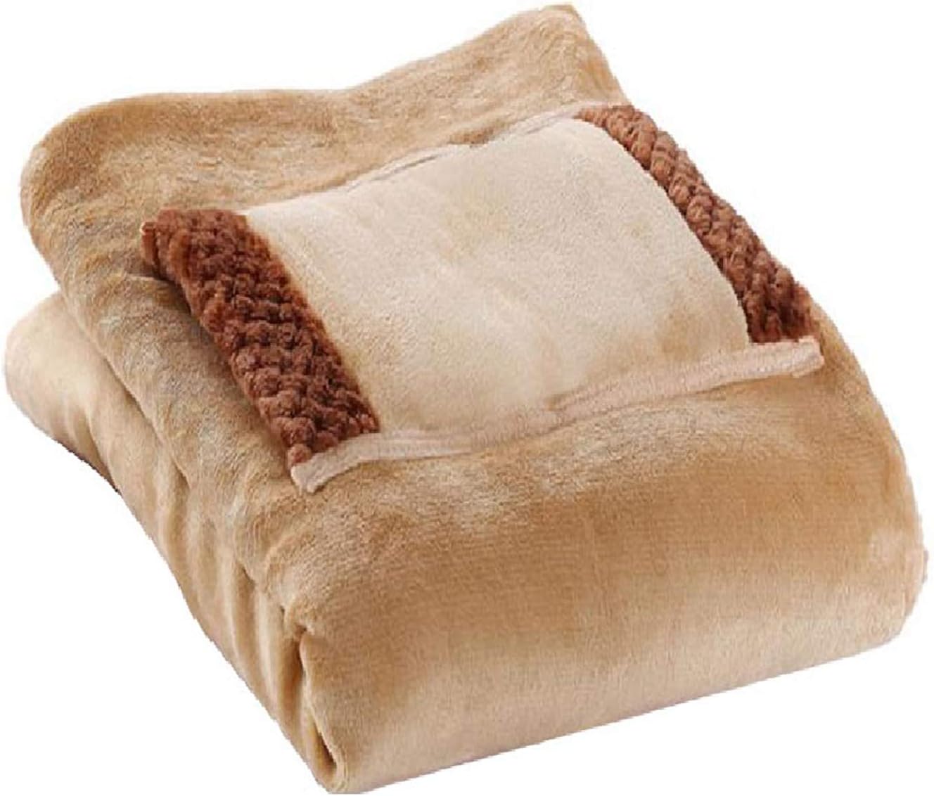 Firlar USB Flannel Heated Blanket with Hand Pocket 24x32 Inch