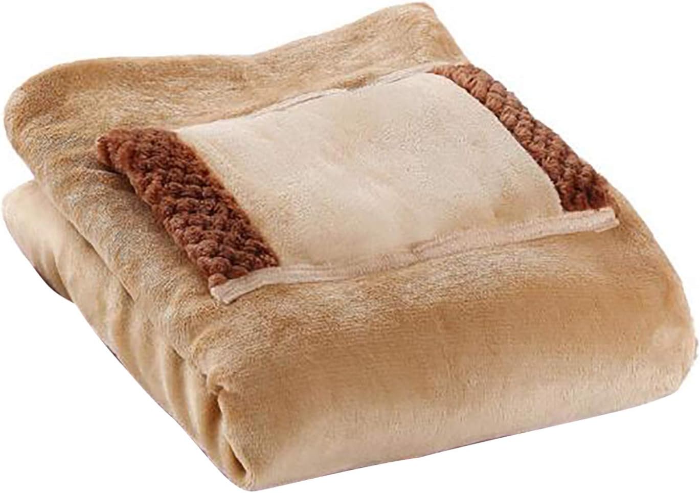 Fluffy Heated Throw Blanket with USB Power