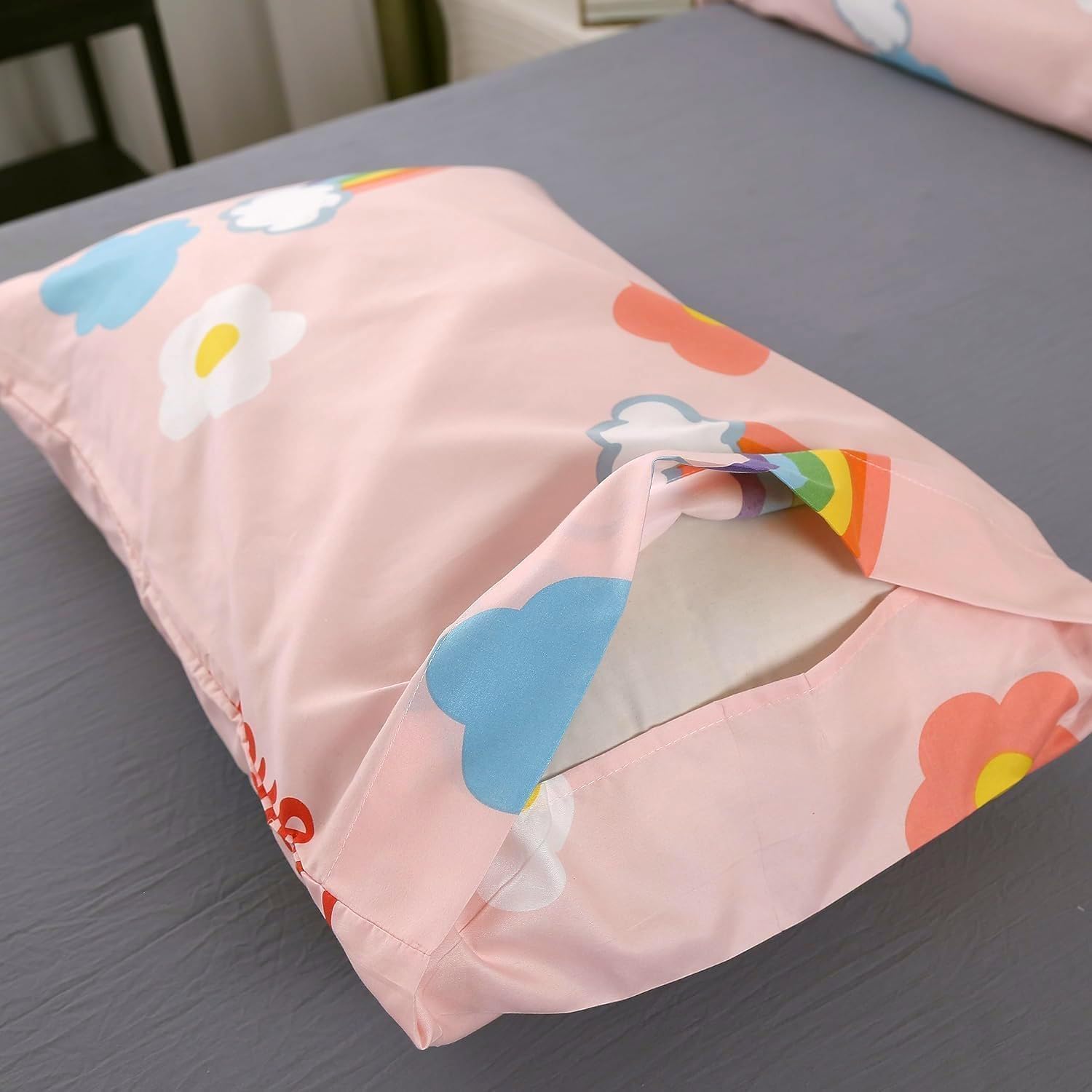 SDY Rainbow Comforter Set Twin Bed in a Bag 1