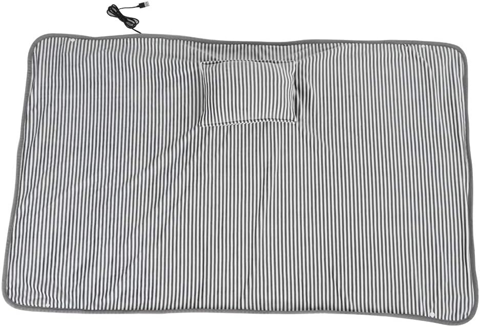 MINGZHE Heating Throw Blanket USB Dark Gray