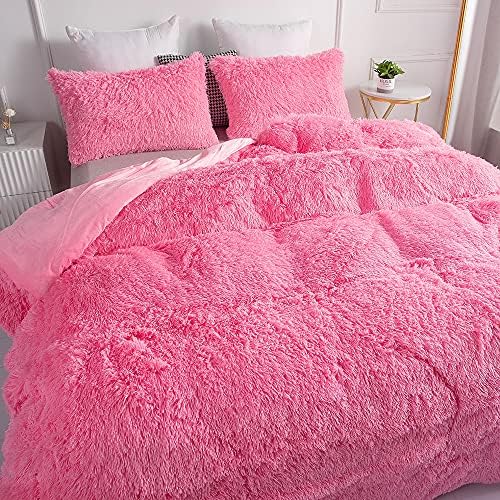 Chovy Faux Fur Plush Comforter Set Twin Full