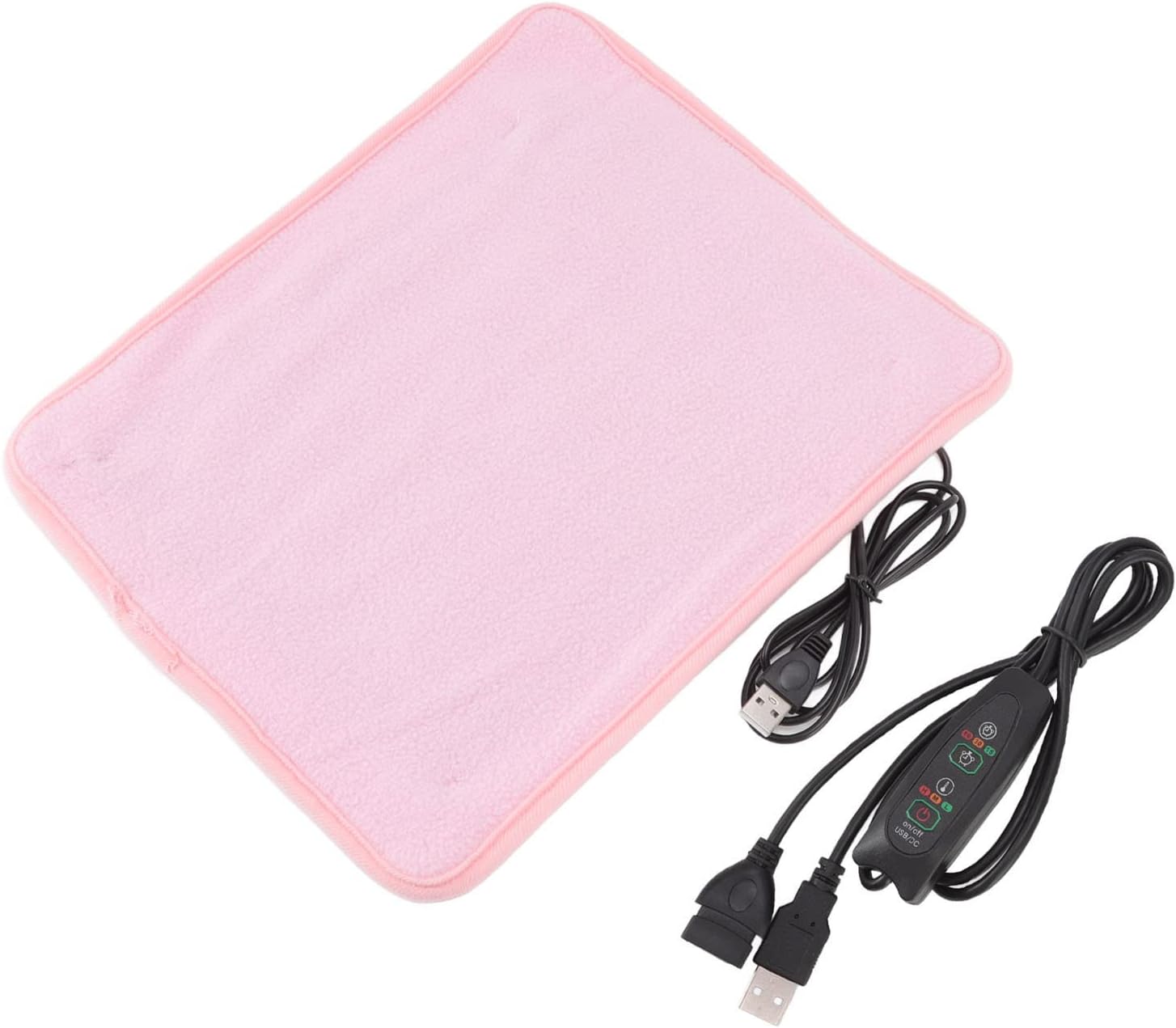 WOOXGEHM Heated Electric Blanket with Shoulder Neck Leg Waist Heating and USB Control