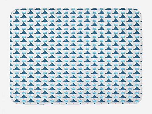 Ambesonne Plush Bath Mat with Non-Slip Backing 302 x 20