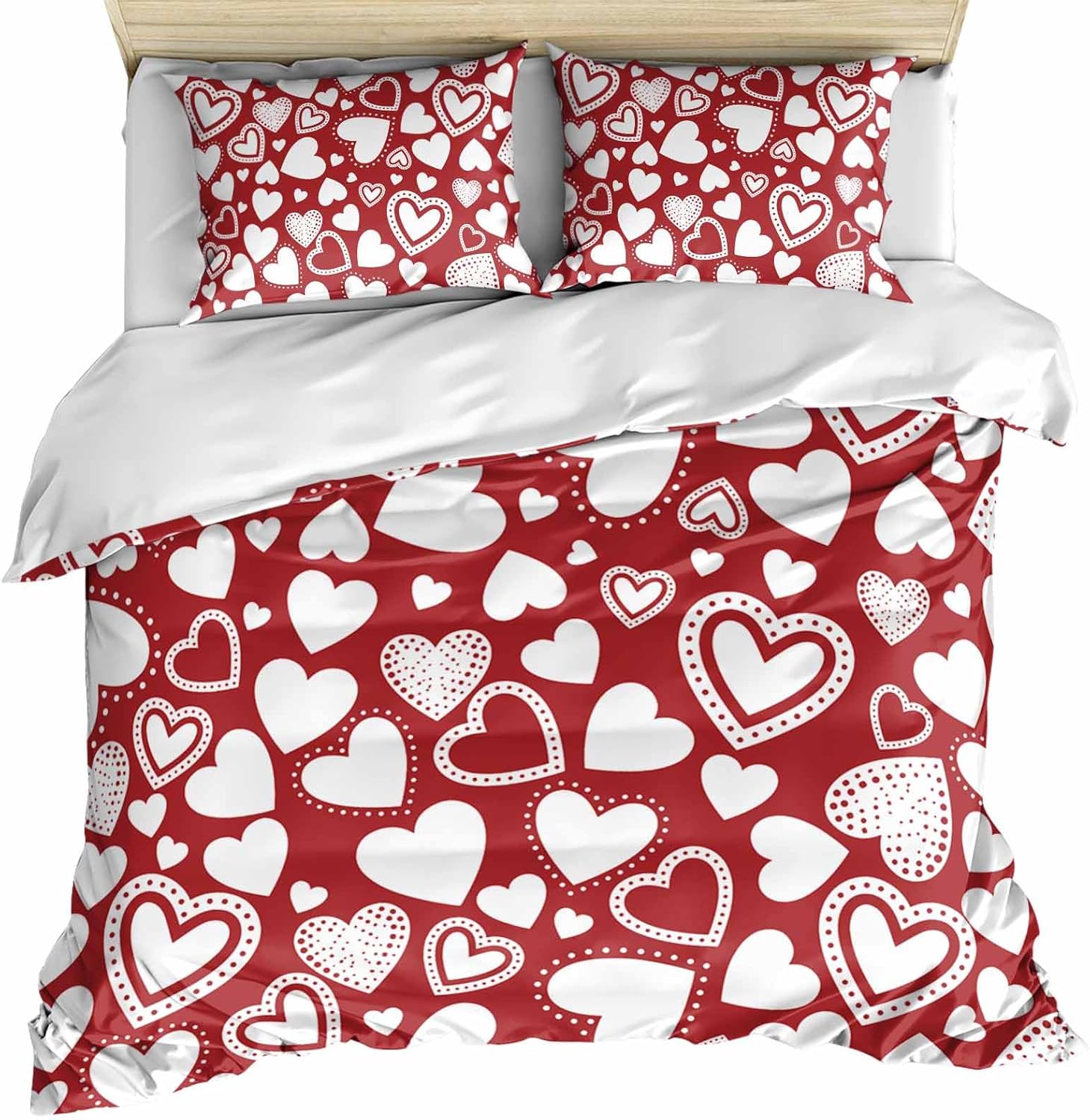 ZOE GARDEN Valentines Bed Duvet Cover Set