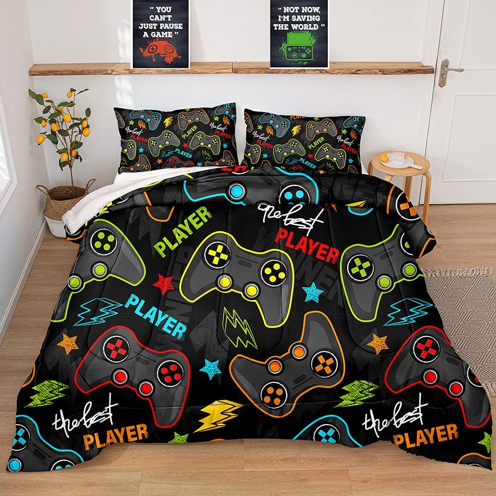 Gaming Comforter Set for Boys Teen Kids
