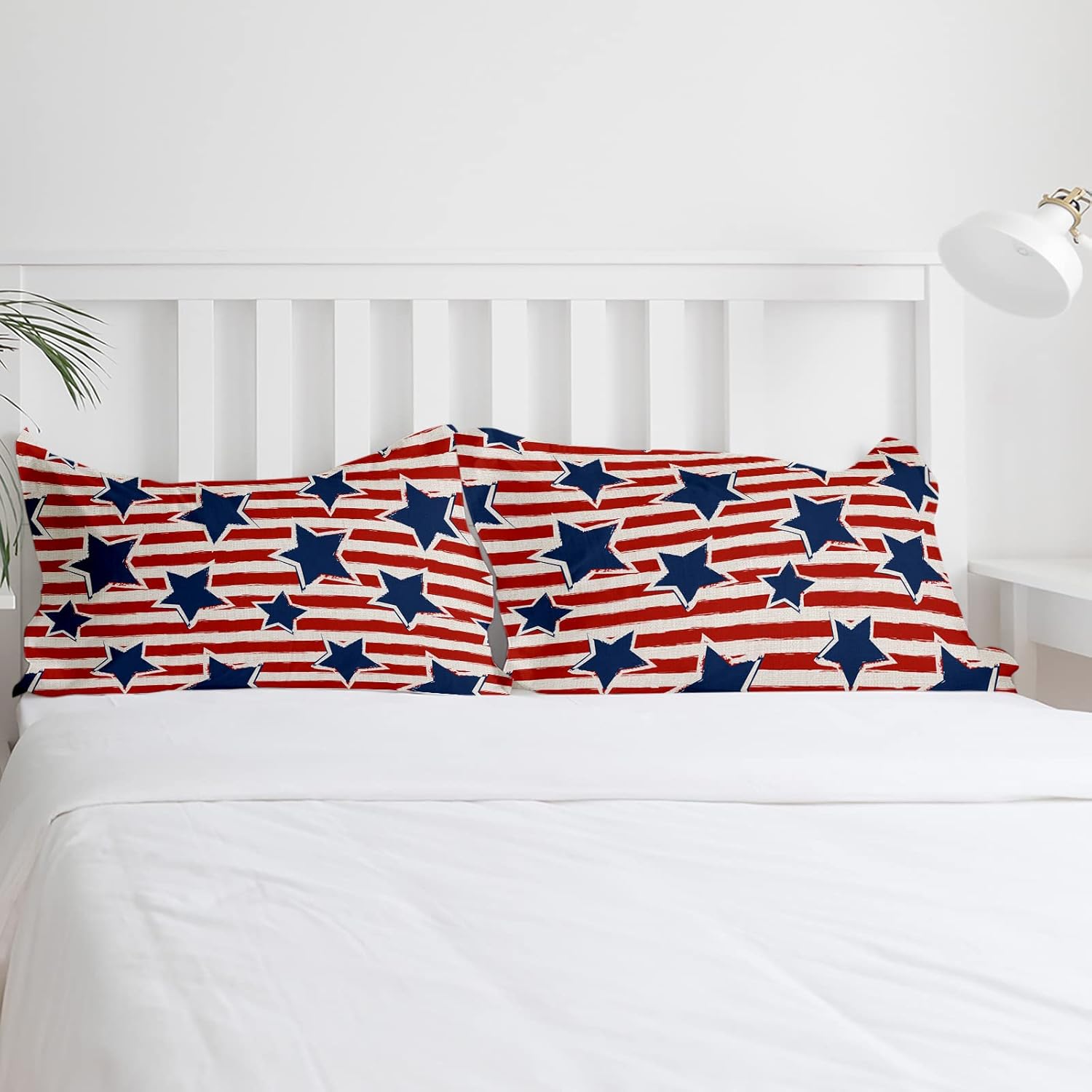 OComster 4th of July California King Quilt Set