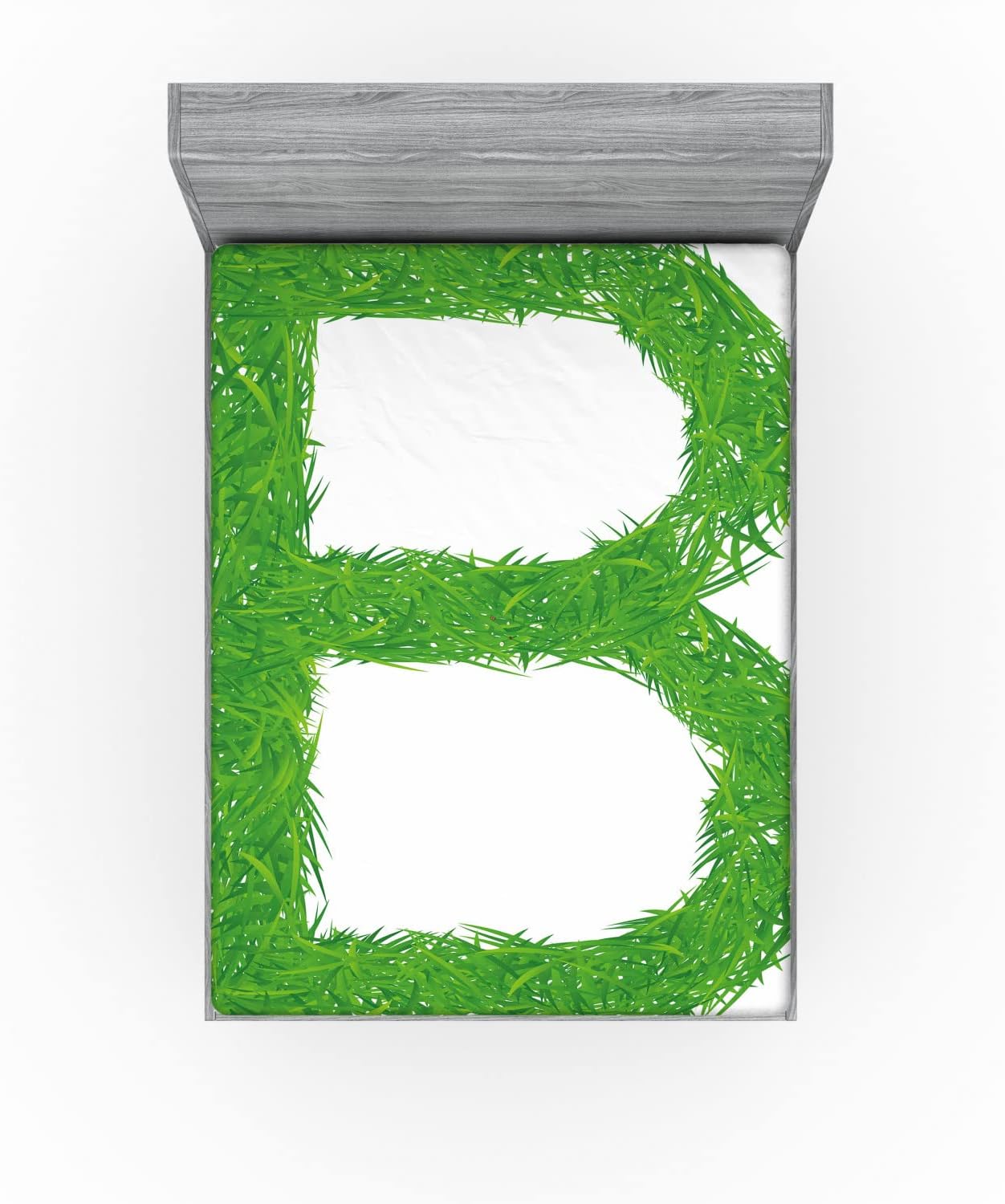 Ambesonne Letter B Fitted Sheet California King 1