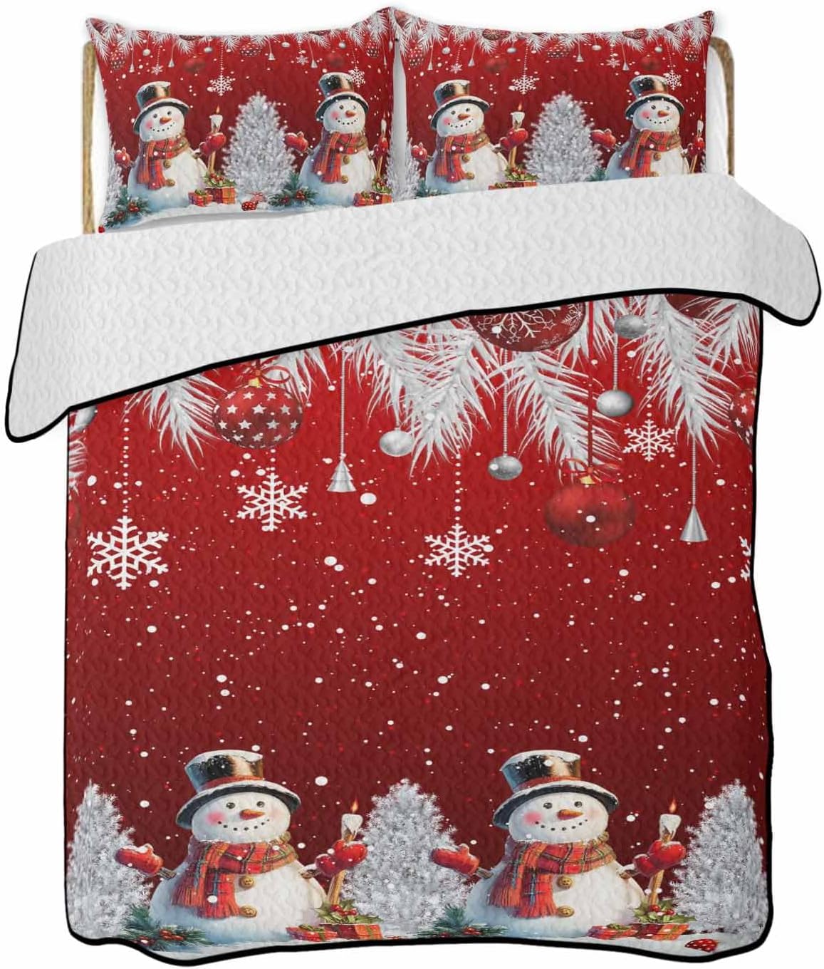 Chucoco Twin XL Quilt Bedding Set with 2 Pillow Shams 1