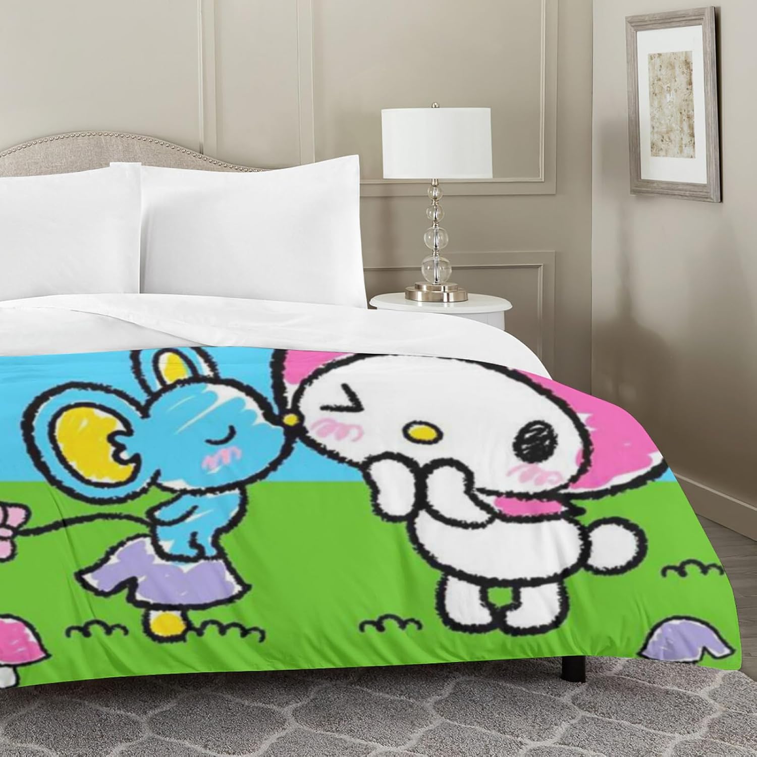 DIEZ Cartoon My Bunny Melody Comforter Set Reversible 3 Piece