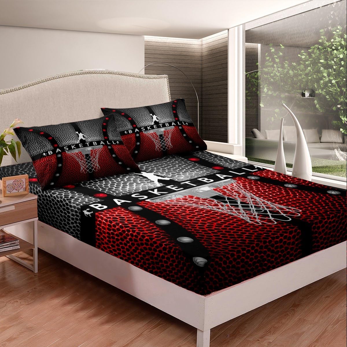 Feelyou King Size Basketball Sheet Set