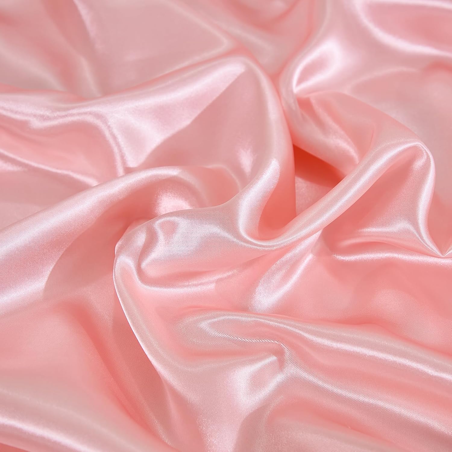 Bedbay Pink Satin 8-Piece Queen Comforter Set 1