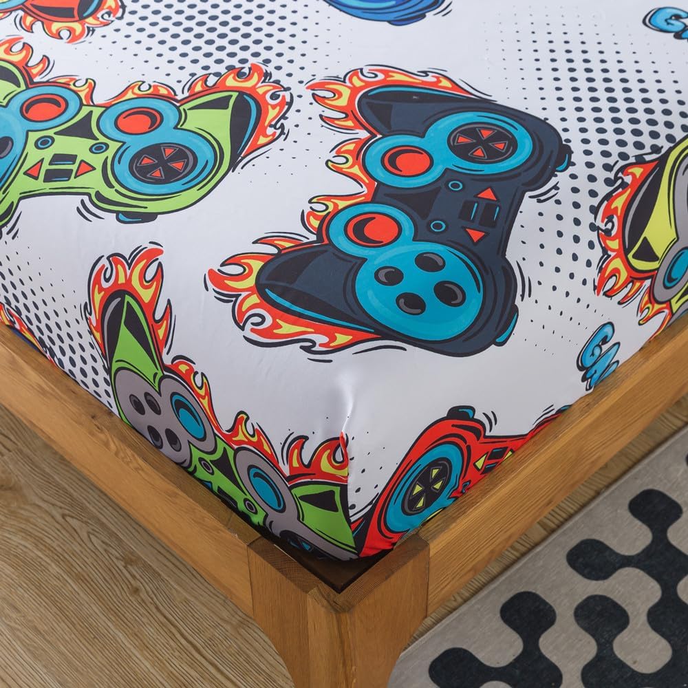 ADASMILE A S Gaming Comforter Set for Kids 6 Piece