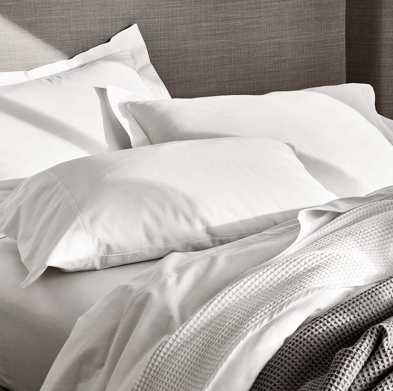 Boll Branch Percale Hemmed Sheet Set - Twin XL White