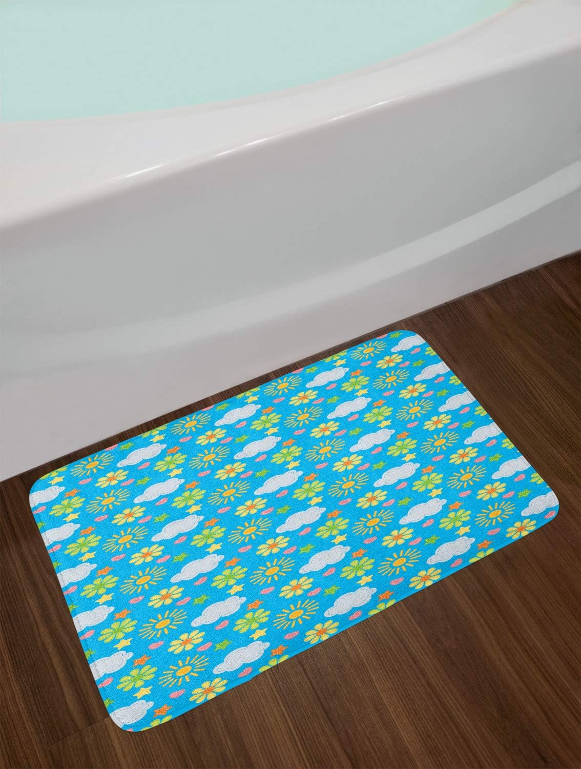 Ambesonne Cartoon Bath Mat 302 x 20 Inch