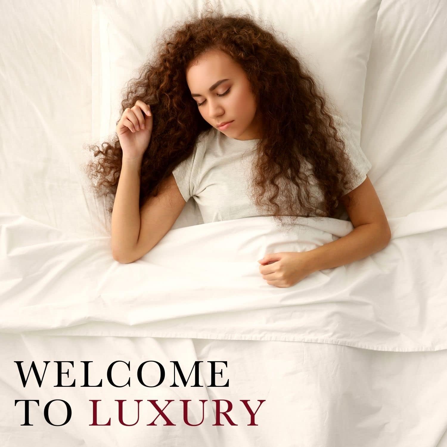 Red Land Cotton Luxury Sheet Set - Queen Size Natural